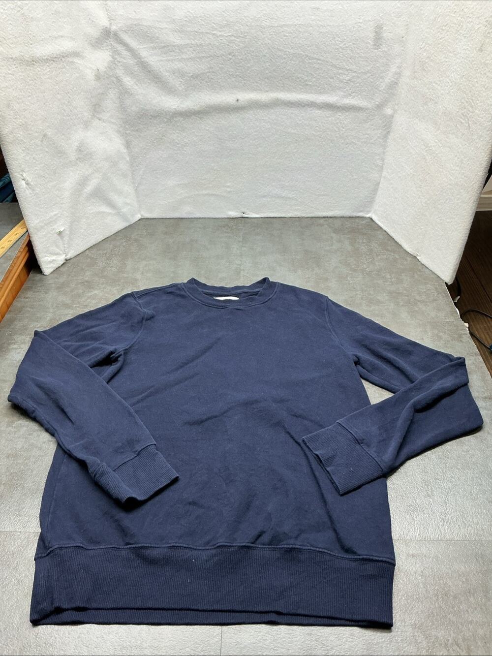 Goodfellow Navy Blue Unisex Sweatshirt Size Small Excellent Condition, 4480